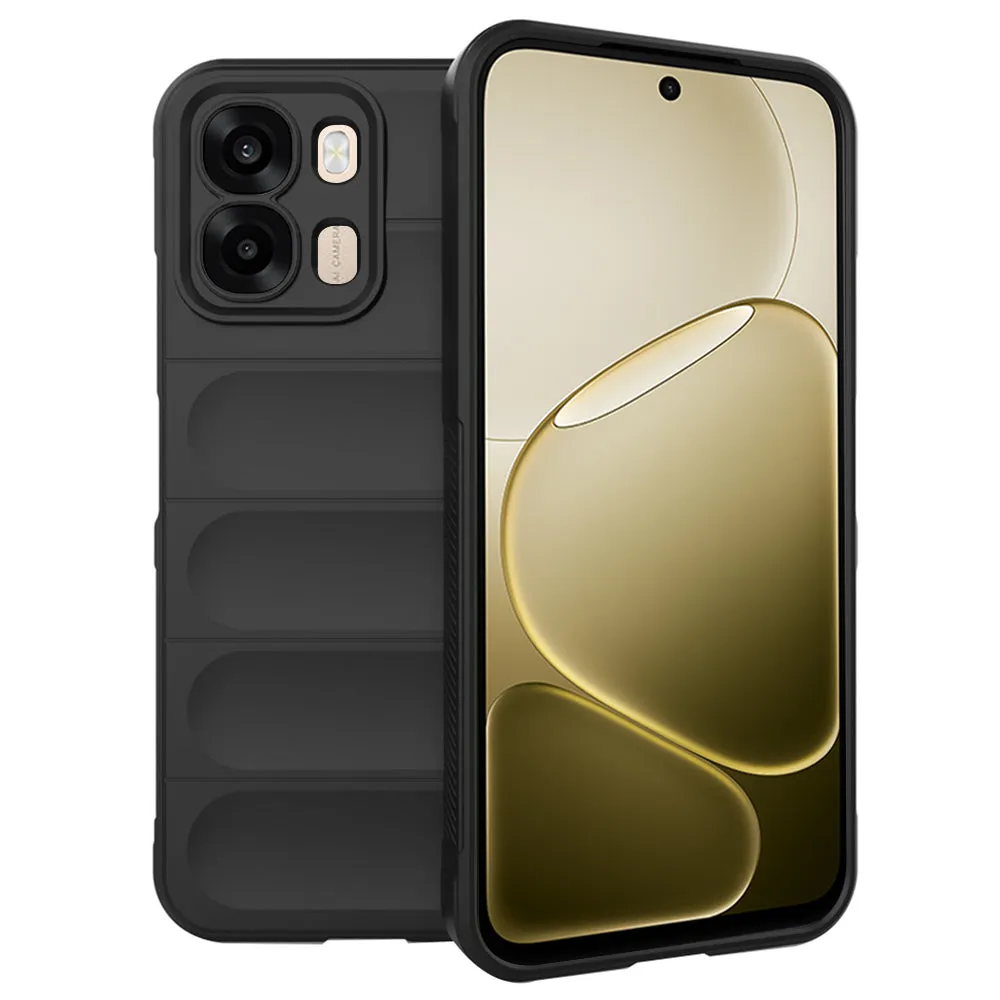 Custodia per Oppo A6 4G, Techsuit, Magic Shield, Nera - immagine 1