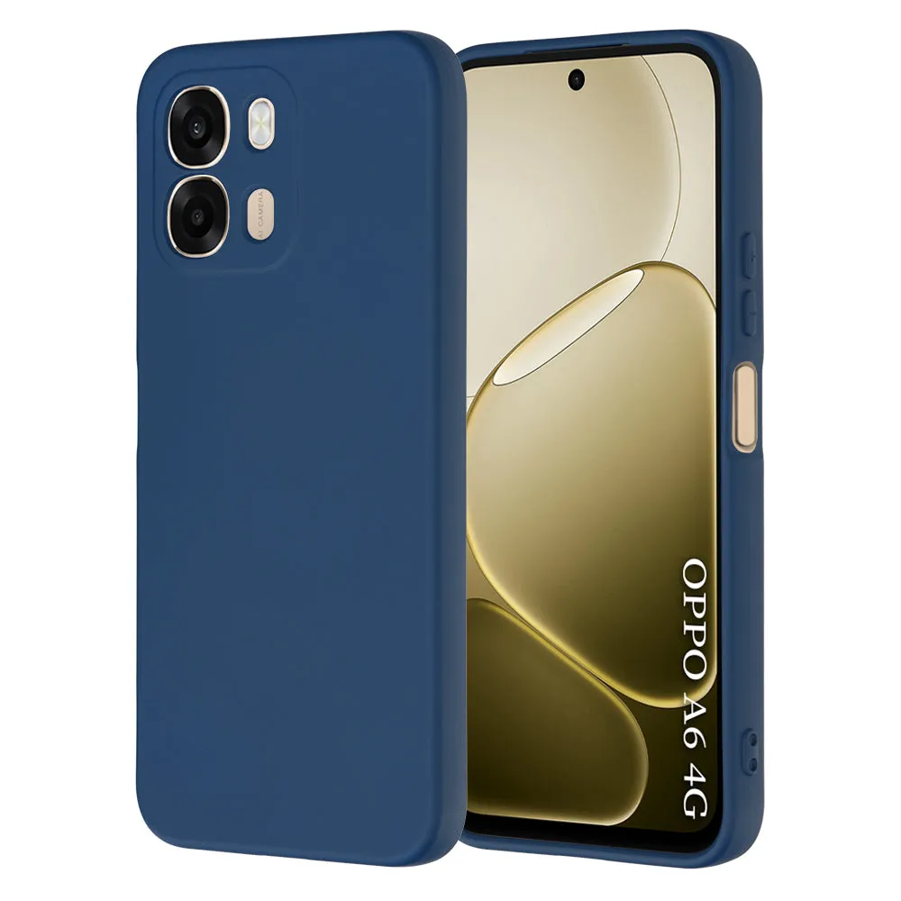 Custodia per Oppo A6 4G, Techsuit, SoftFlex, Blu Marino - immagine 1
