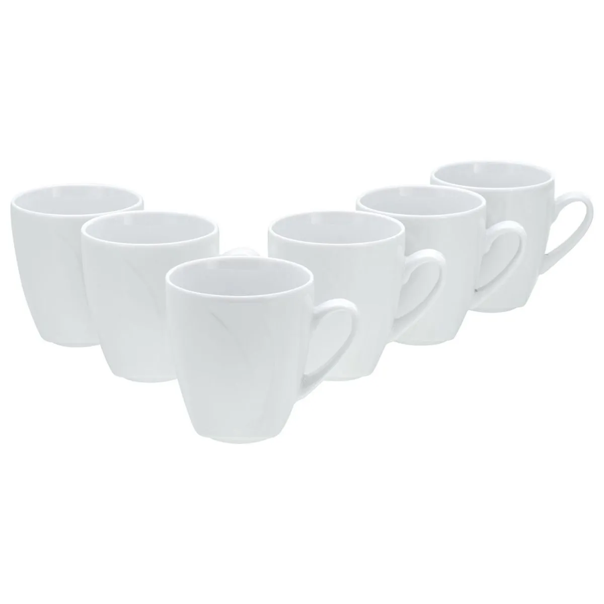 6x CreaTable CELEBRATION - Tazza da caffè da 6 pezzi; 300 ml, 8.5x9.5 cm (ØxH); bianco; 6 pz. / Pacco - immagine 1