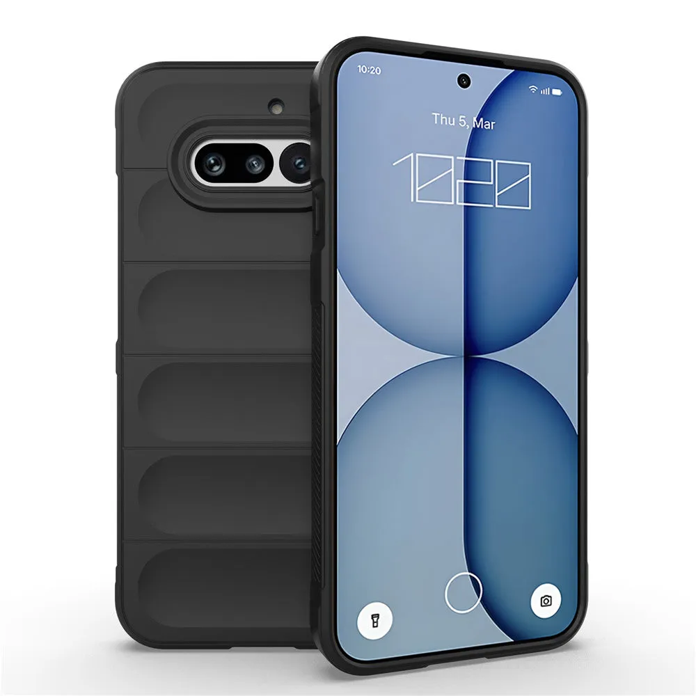 Custodia per Nothing Phone (4a), Techsuit, Magic Shield, Nera - immagine 1