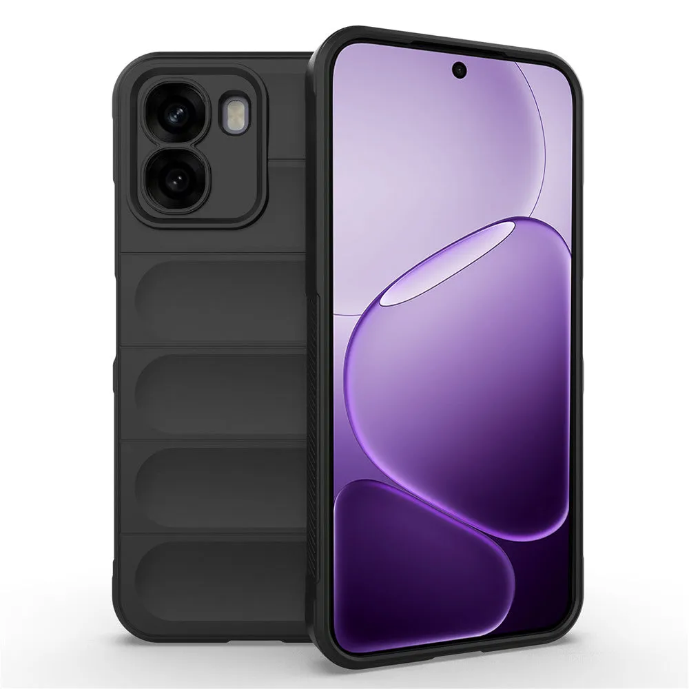 Custodia per Oppo A6x 4G / A6x, Techsuit, Magic Shield, Nera - immagine 1