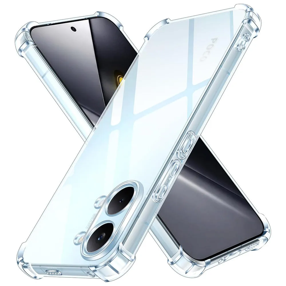 Custodia per Xiaomi Poco X8 Pro Max, Techsuit, Shockproof Clear, Trasparente - immagine 1