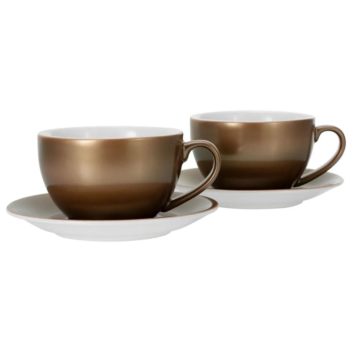 CreaTable Golden Days - Set Cappuccino 4 pezzi; bianco - immagine 1