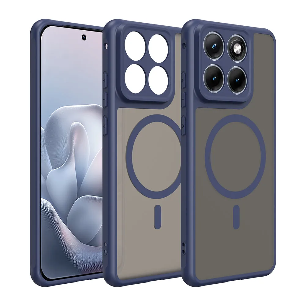 Custodia MagSafe per Motorola Edge 70 Fusion, Techsuit, HaloFrost II, Blu Navy - immagine 1