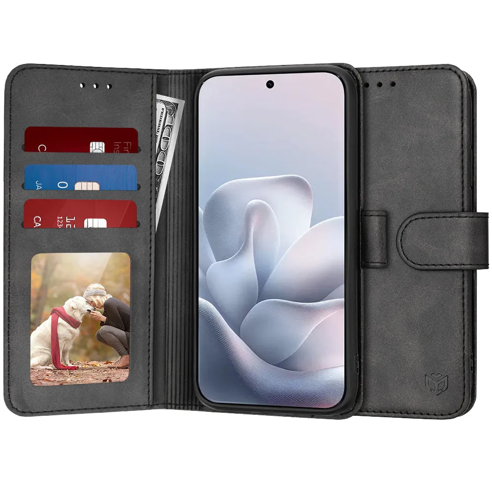 Custodia per Motorola Edge 70 Fusion, Techsuit, Diary Book, Nera - immagine 1