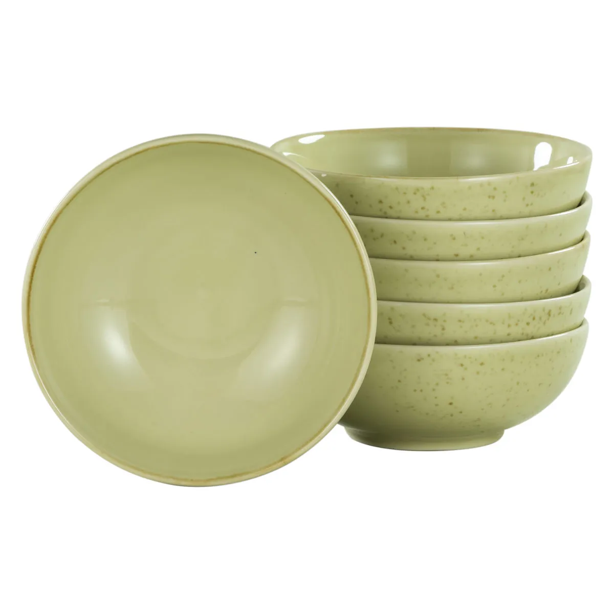 6x CreaTable Collezione Natura - Ciotola di soia da 6 pezzi; 40 ml, 8x3 cm (ØxH); crema; rotonda; 6 pz. / Pacco - immagine 1