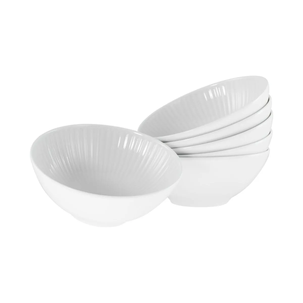 6x CreaTable Valencia bianco - ciotola multiuso 6 pezzi; 500 ml, 17x6.5 cm (ØxH); bianco; rotonda; 6 pz. / Pacco - immagine 1