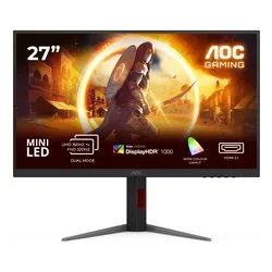 Monitor 27" ( MiniLED 3840x2160 UHD 4K 320Hz ) Black e Red U27G4XM - immagine 1