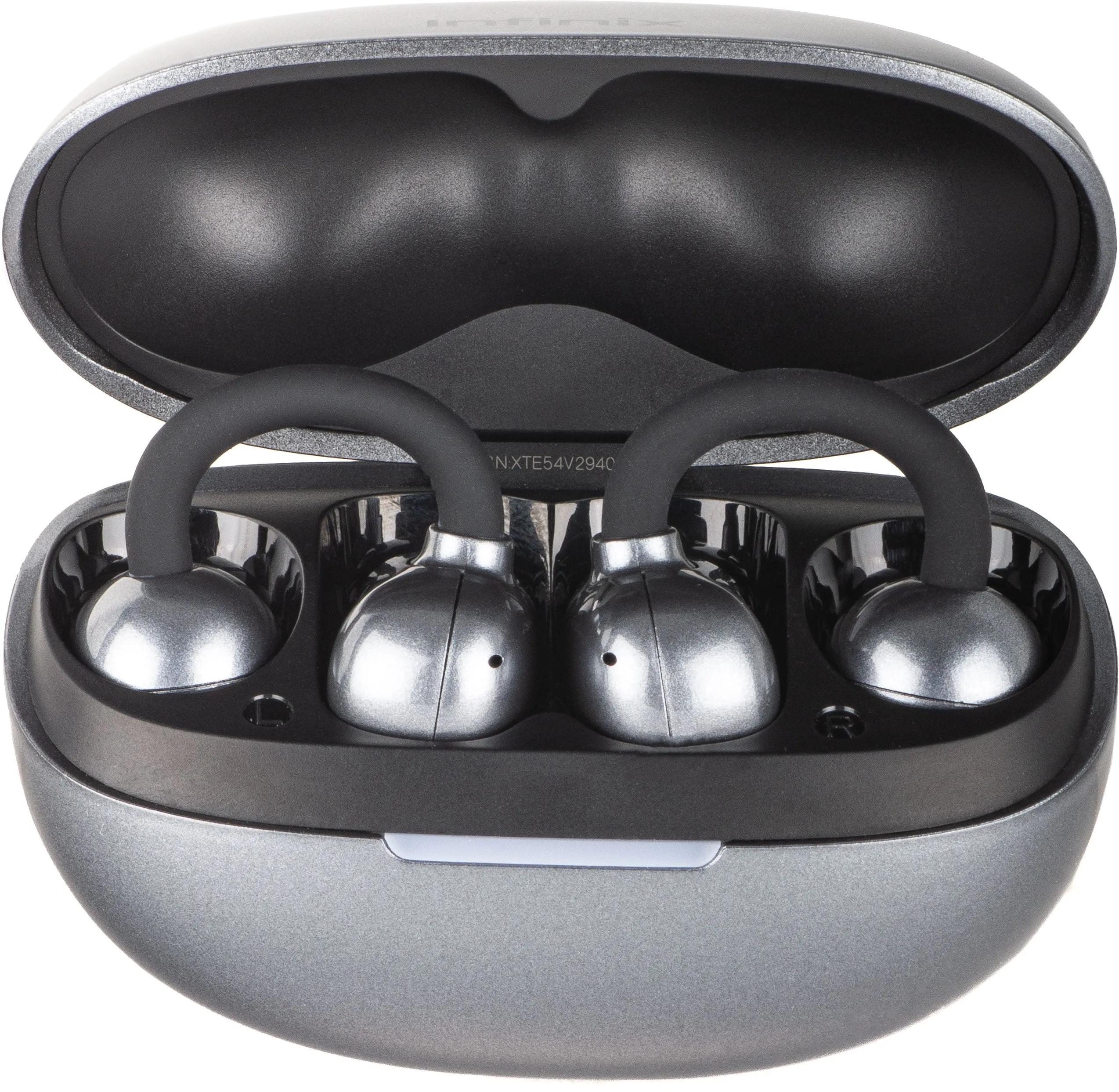 Auricolare Bluetooth Infinix ZCLip XEO4, TWS, Grigio - immagine 1
