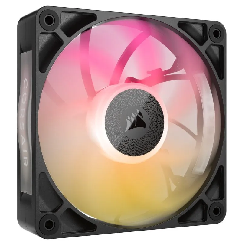 Ventola PWM supplementare spessa Corsair iCUE LINK RX120 MAX RGB da 120 mm Nera - immagine 1