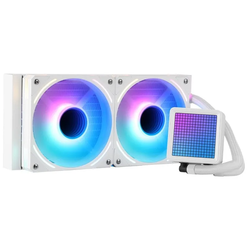 Kit di raffreddamento a liquido Forgeon Solum Liquid Cooling 240 ARGB, bianco - immagine 1