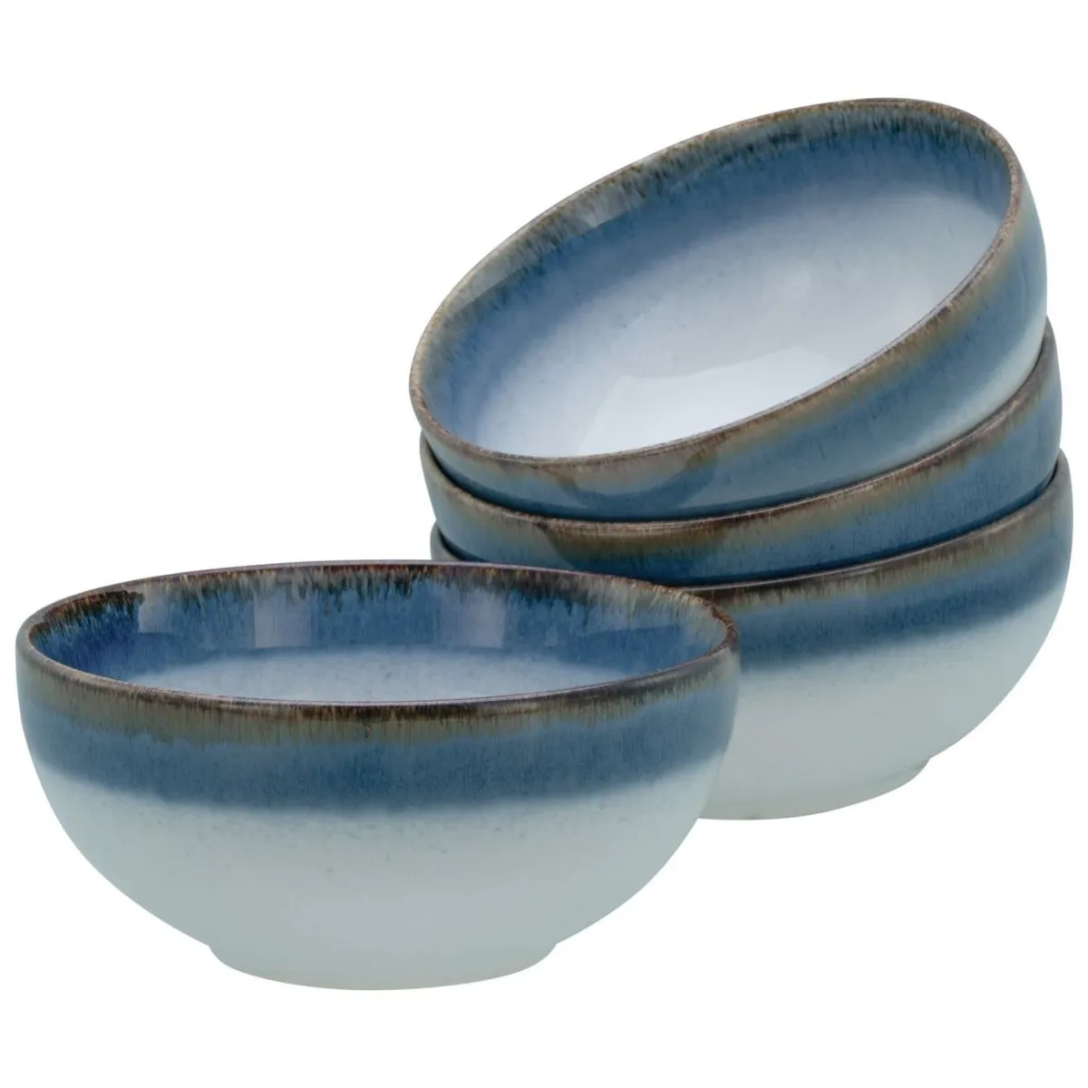 4x CreaTable Cascade - Ciotola Buddha 4 pezzi; 900 ml, 17.5x8.5 cm (ØxH); blu; rotonda; 4 pz. / Pacco - immagine 1