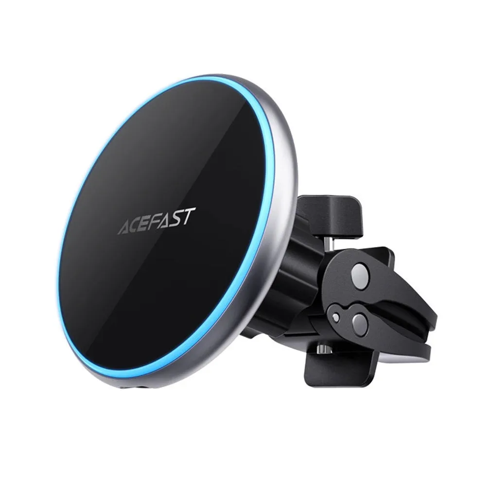 Caricabatterie Auto Wireless Acefast D3, 15W, 1.67A, Argento - immagine 1