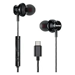 Auricolari microfono filo USB C Black HHEADM IEC - immagine 1