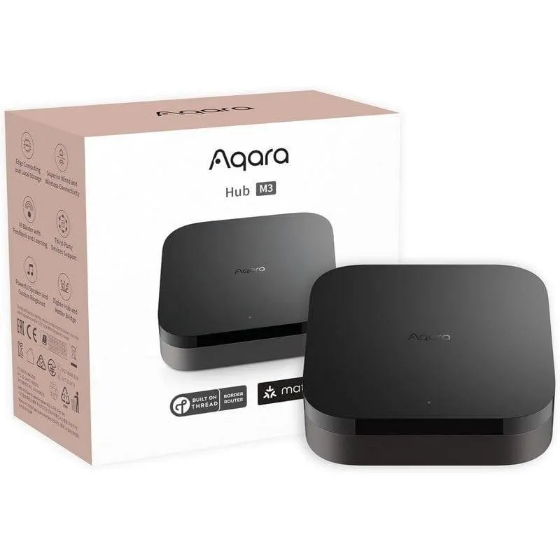 Centrale Domotica Aqara Hub M3 Wifi/Bluetooth/Zigbee/Thread/Matter con Controllo vocale e IR 360° - immagine 1
