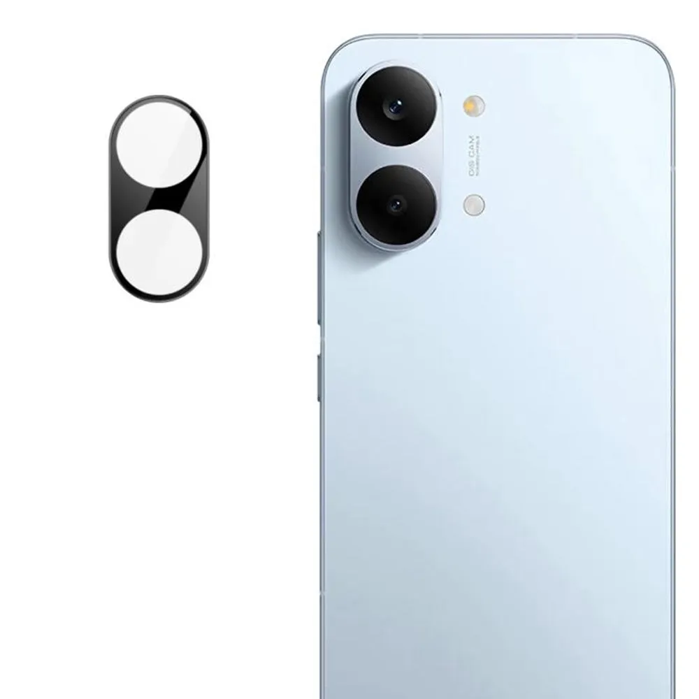 Pellicola protettiva Techsuit per la fotocamera posteriore Xiaomi Poco X8 Pro Max, Vetro Temperato, Nero - immagine 1