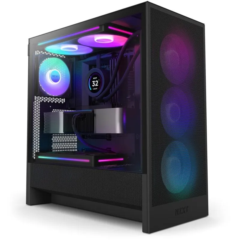 NZXT H5 Flow RGB Midi Tower Nero - immagine 1