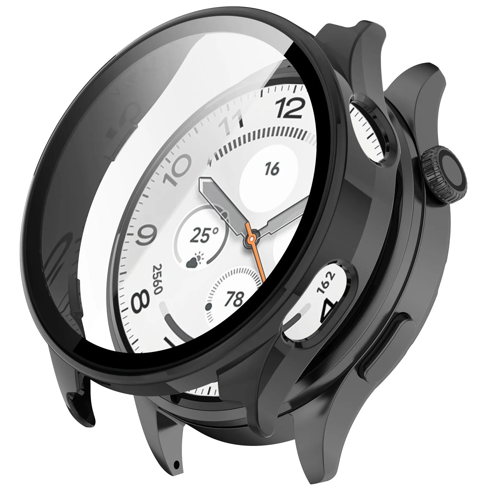 Custodia Techsuit Defense360 Pro per Xiaomi Watch 5, Nera - immagine 1