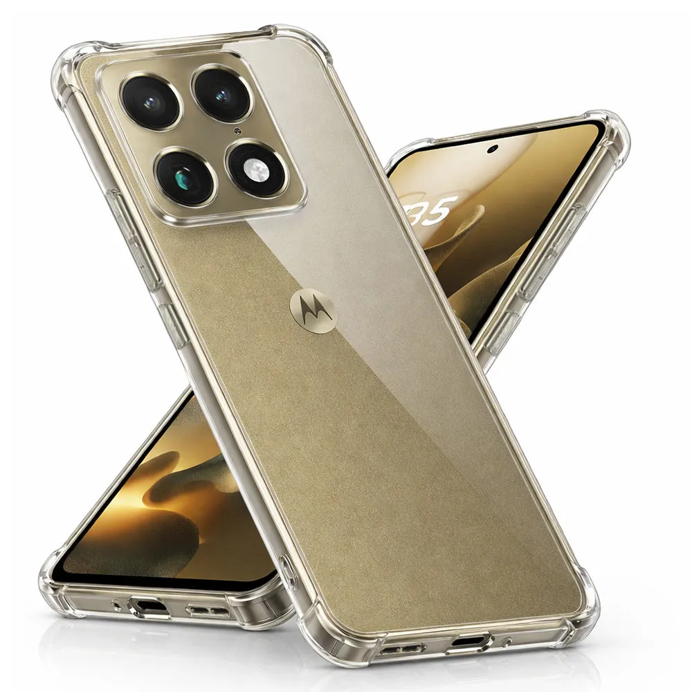 Custodia per Motorola Edge 70 Ultra / Signature, Techsuit, Shockproof Clear, Trasparente - immagine 1