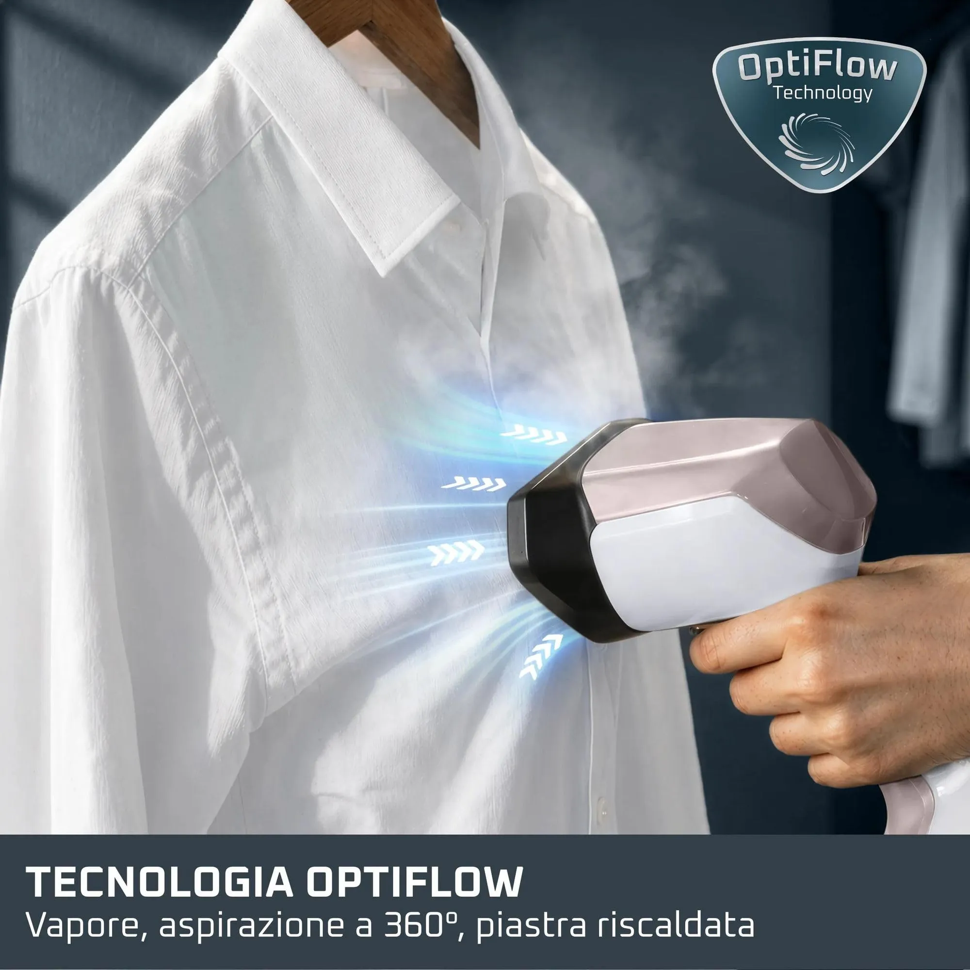 Rowenta AeroSteam Elite 610, Stiratrice Verticale a Vapore, DR9610 - immagine 3