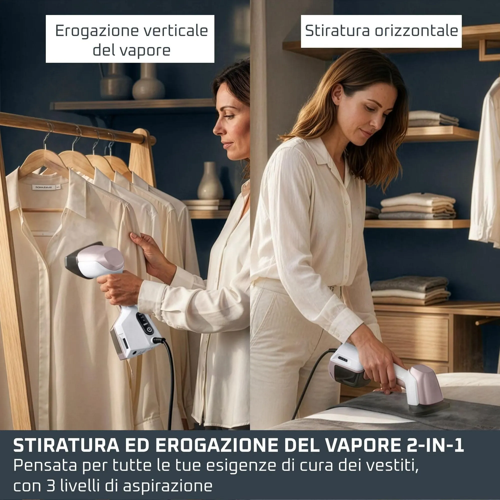 Rowenta AeroSteam Elite 610, Stiratrice Verticale a Vapore, DR9610 - immagine 5