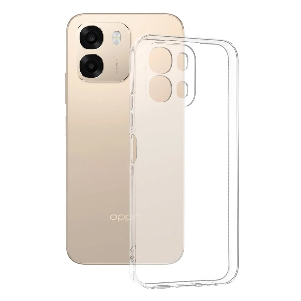 Custodia per Oppo A6 4G, Techsuit, Clear, Trasparente - immagine 1