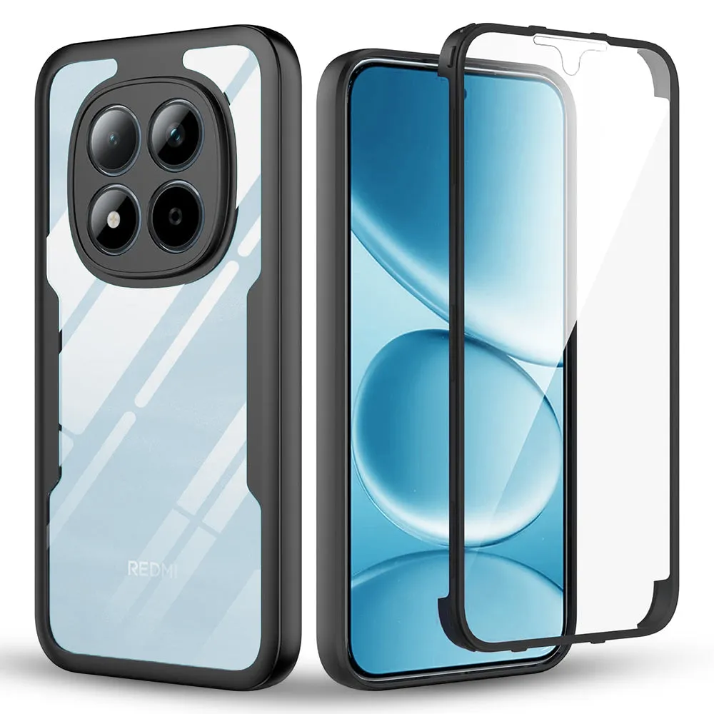 Custodia per Xiaomi Redmi Note 15 Pro 4G, Techsuit, ColorVerse 360, Nera - immagine 1