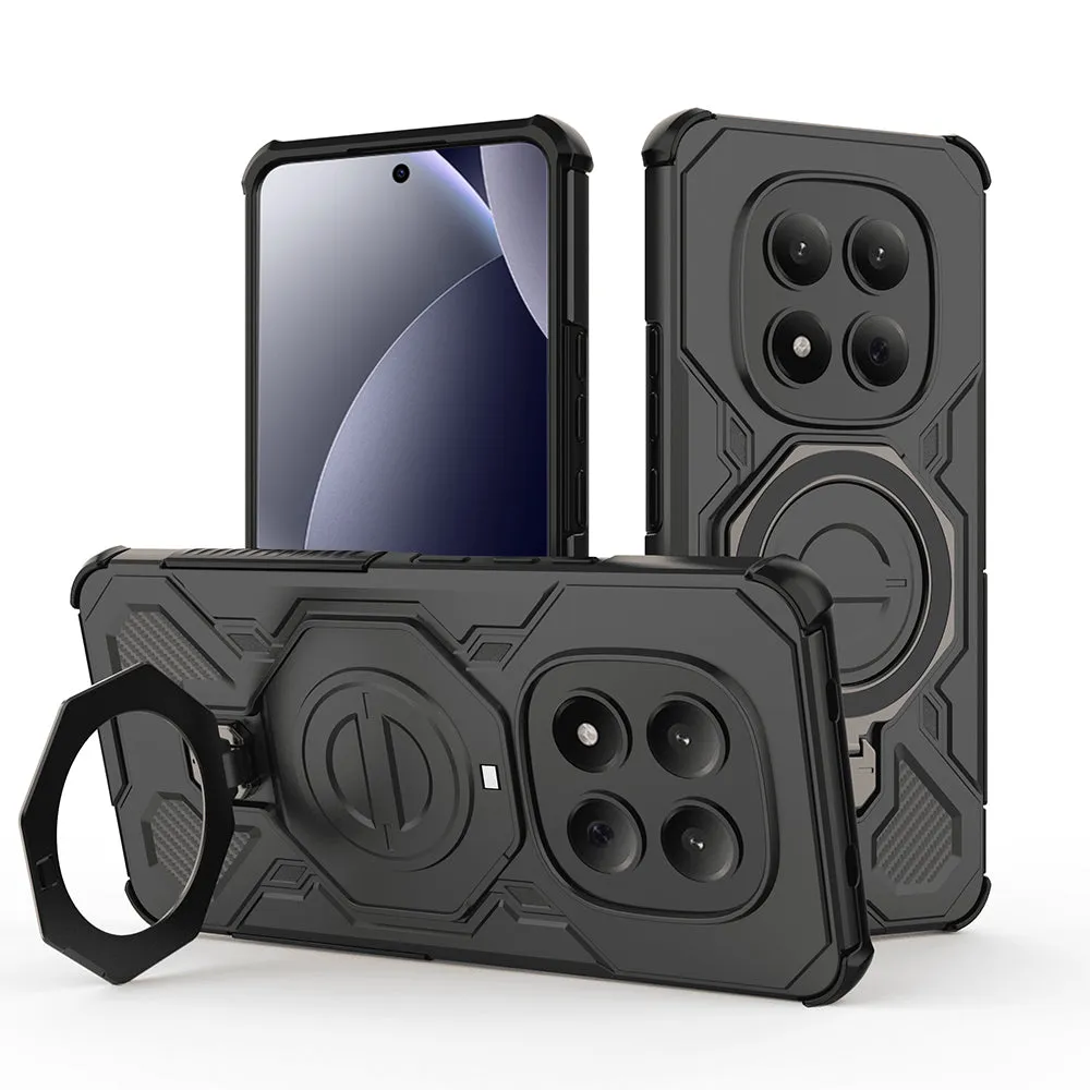 Custodia per Xiaomi Redmi Note 15 Pro 4G, Techsuit, Carbon Shield Pro, Nera - immagine 1