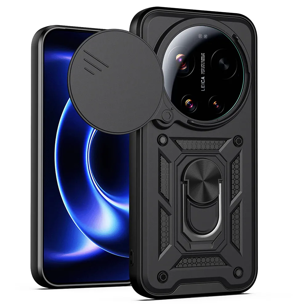 Custodia per Xiaomi 17 Ultra, Techsuit, CamShield, Nera - immagine 1