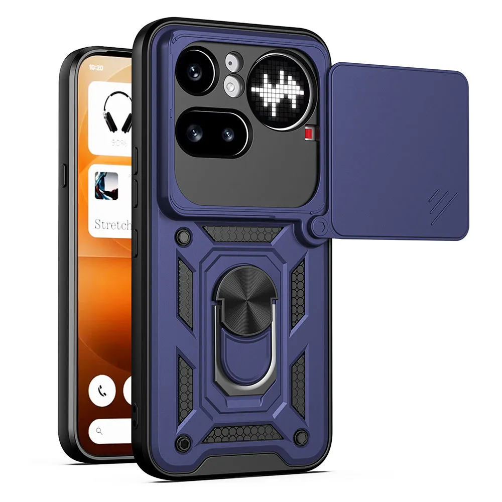 Custodia per Nothing Phone (4a) Pro, Techsuit, CamShield, Blu - immagine 1