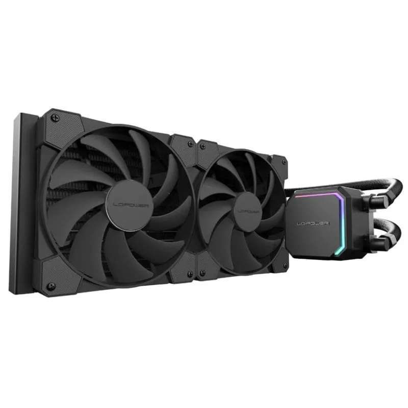 LC-Power LC-CC-280-B Kit di raffreddamento a liquido Jetflow 280mm Nero - immagine 1