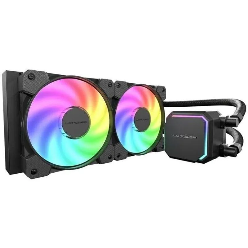 LC-Power LC-CC-240-B-ARGB Kit di raffreddamento a liquido Jetflow 240mm Nero - immagine 1