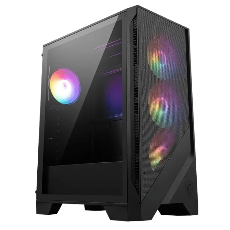 MSI MAG FORGE 121A AIRFLOW ARGB Semi Tower ATX Vetro temperato USB 3.0 Nero - immagine 1