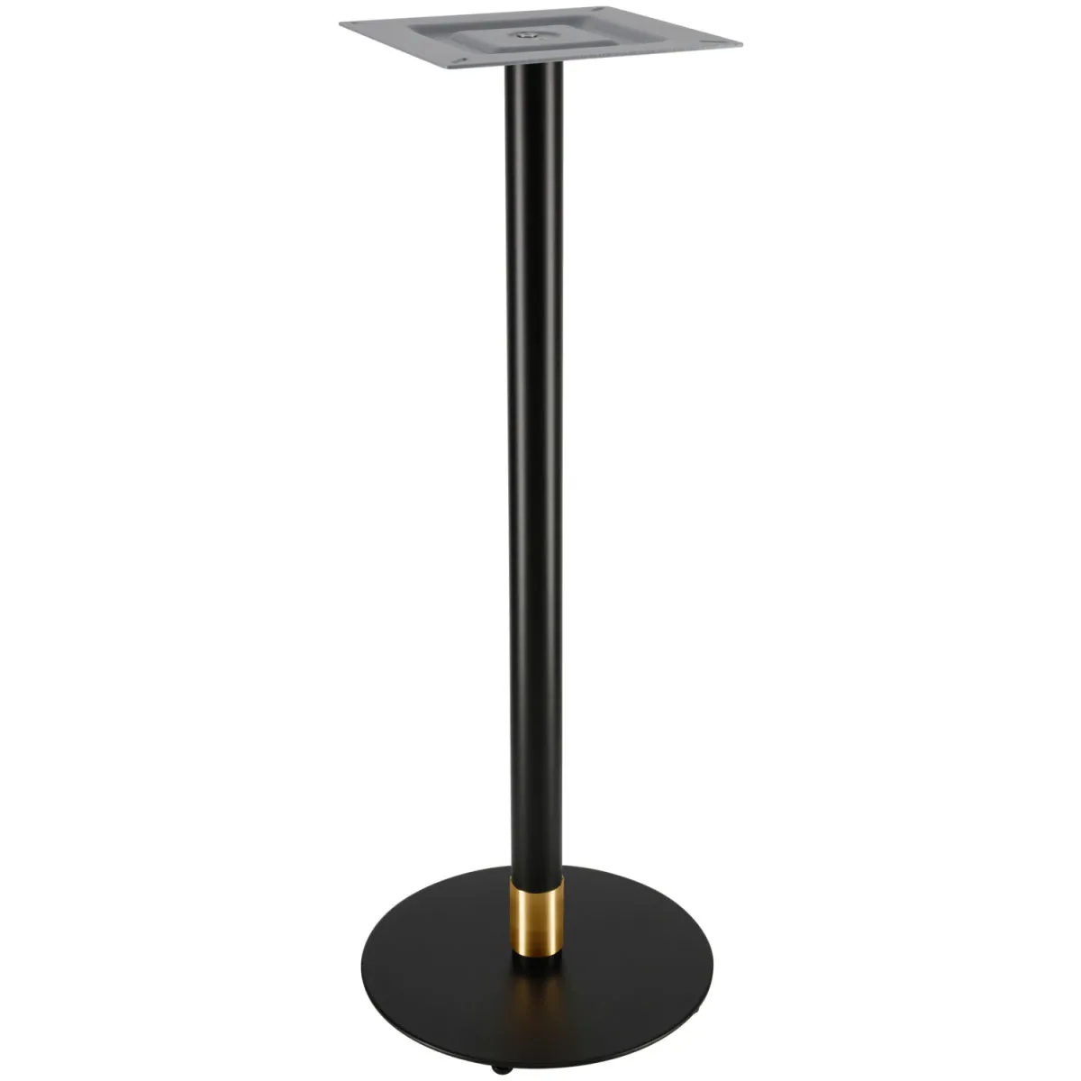 VEGA Base per tavolo alto da esterno Oris; 42x110 cm (ØxH); nero/oro - immagine 1