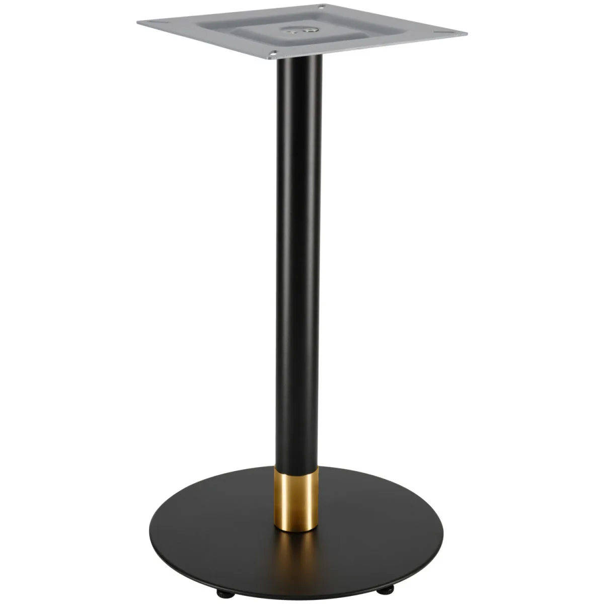 VEGA Base tavolo Oris; 42x73 cm (ØxH); nero/oro - immagine 1