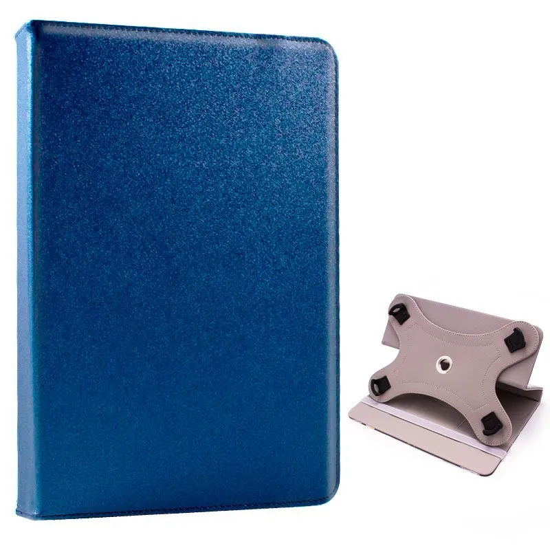 Custodia universale in similpelle per e-book/tablet da 9,7"-11" blu (quadrata) - immagine 1