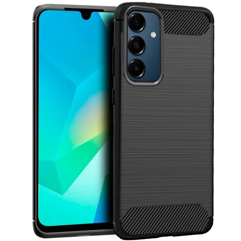 Custodia nera carbone per Samsung Galaxy A16 / A16 5G - immagine 1