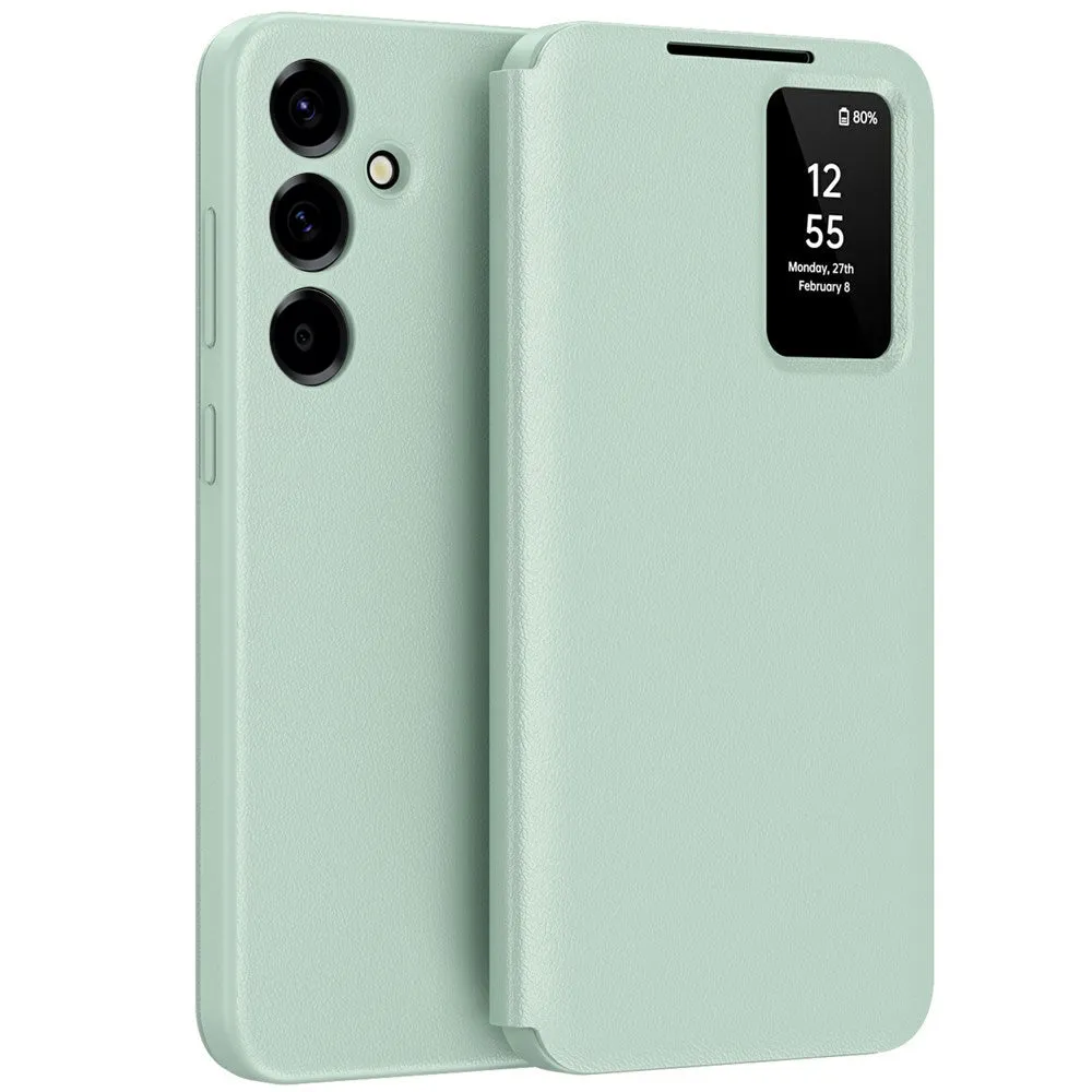 Custodia per Samsung Galaxy A57 5G, Techsuit, SmartView, Verde - immagine 1