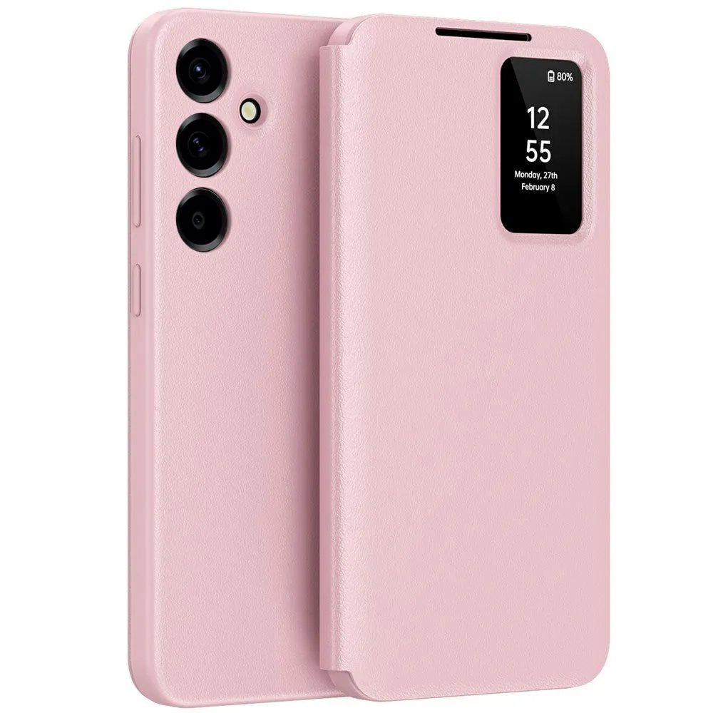 Custodia per Samsung Galaxy A57 5G, Techsuit, SmartView, Rosa - immagine 1