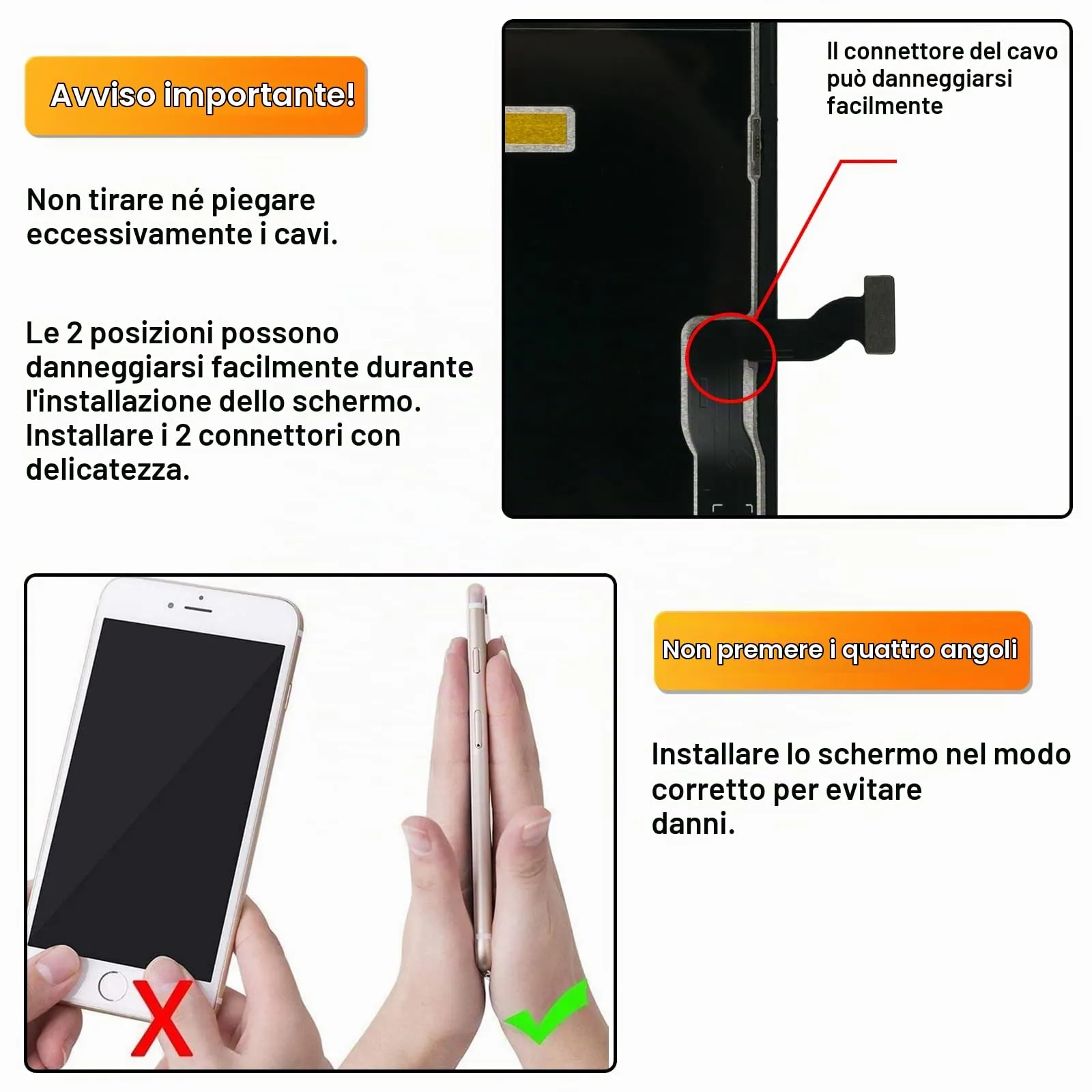 LL TRADER Schermo per iPhone 14 Pro LCD 6,1'' e Kit di Riparazione A - immagine 6