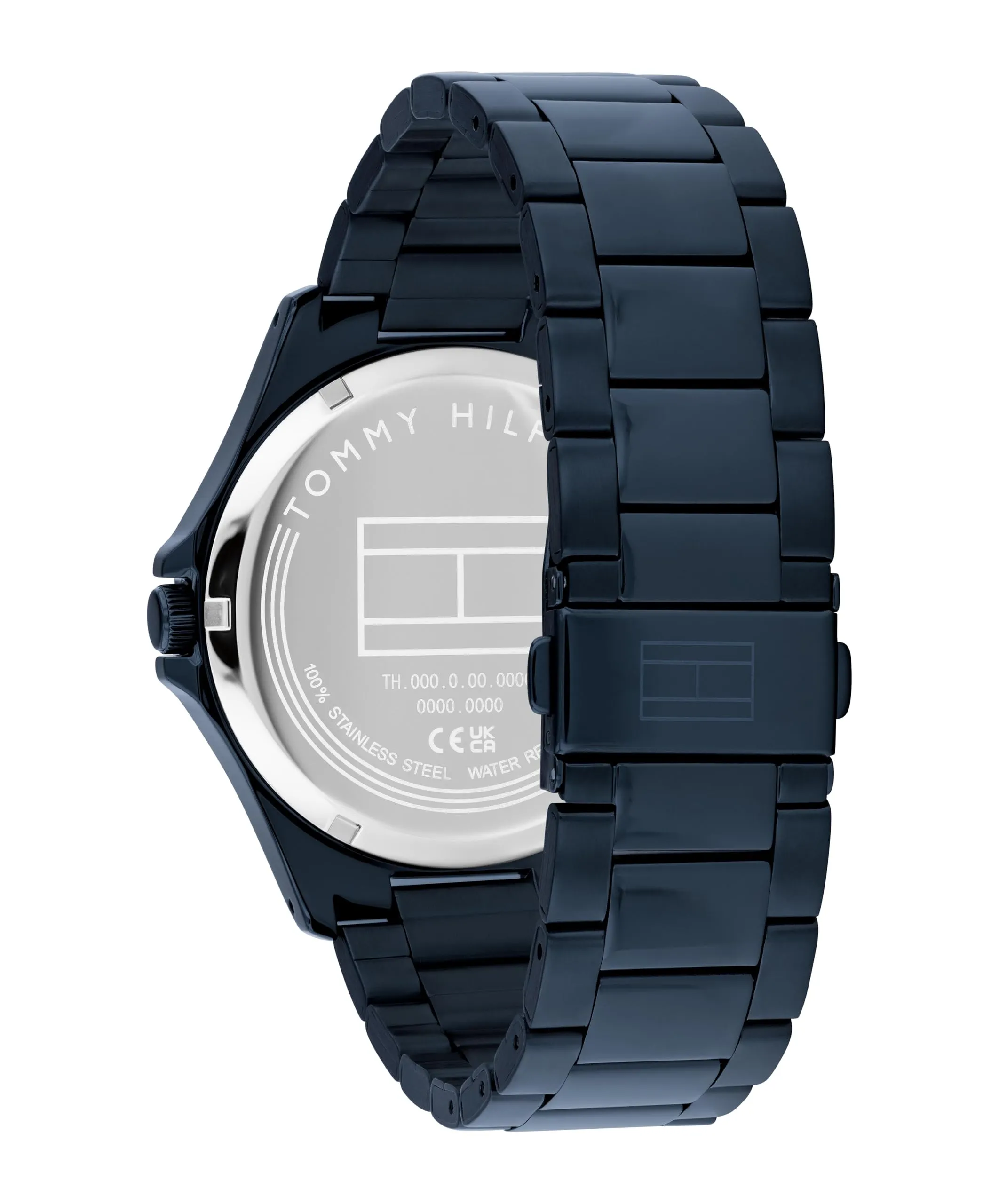 Orologio analogico al quarzo Tommy Hilfiger da uomo con bracciale in acciaio inossidabile blu - immagine 3