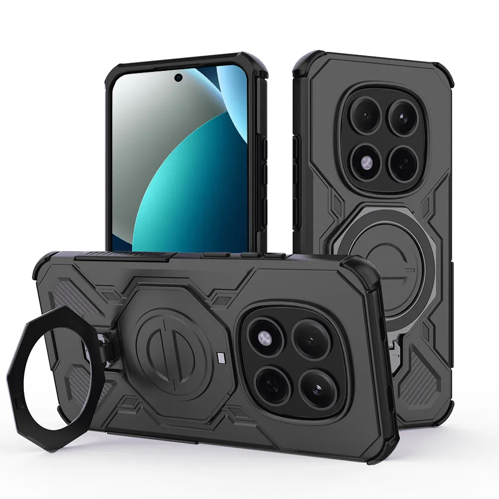 Custodia per Xiaomi Redmi Note 15 Pro 5G, Techsuit, Carbon Shield Pro, Nera - immagine 1