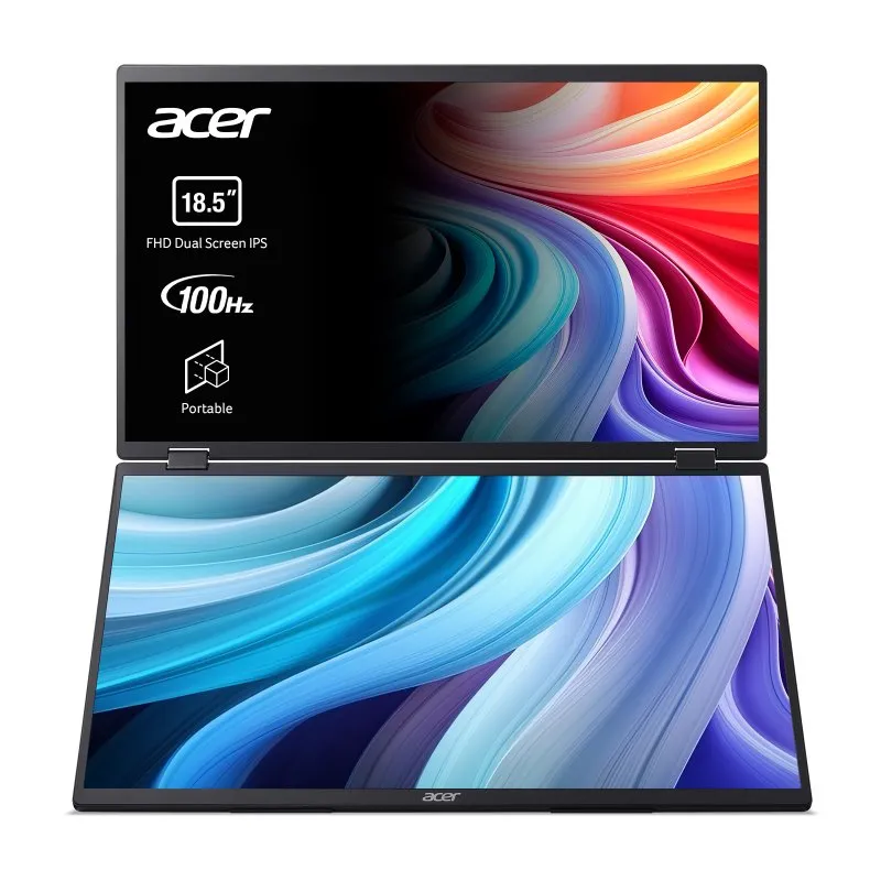 Monitor PC Acer PD193QEbmiuux 18.5" FullHD 100Hz IPS Dual Screen 4ms - immagine 1