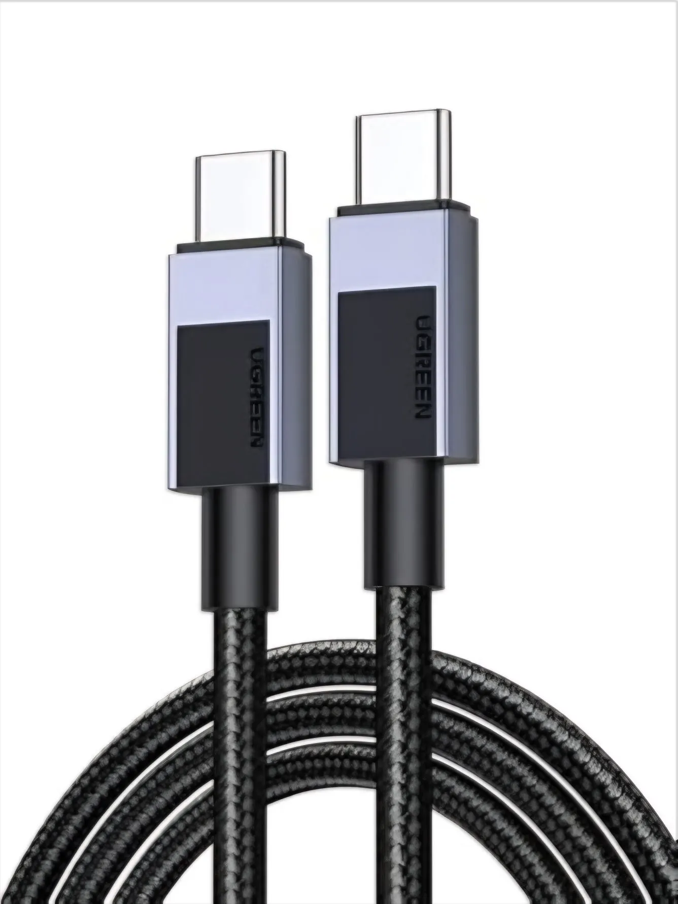 Cavo Dati e Ricarica USB-C - USB-C UGREEN L512, 100W, 2m, Grigio - immagine 1