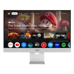 Monitor 31,5" ( IPS 3840x2160 UHD 4K 60Hz ) ZENSCREEN Smart MS32UC Silver e White 90LM0AYH B01O71 - immagine 1