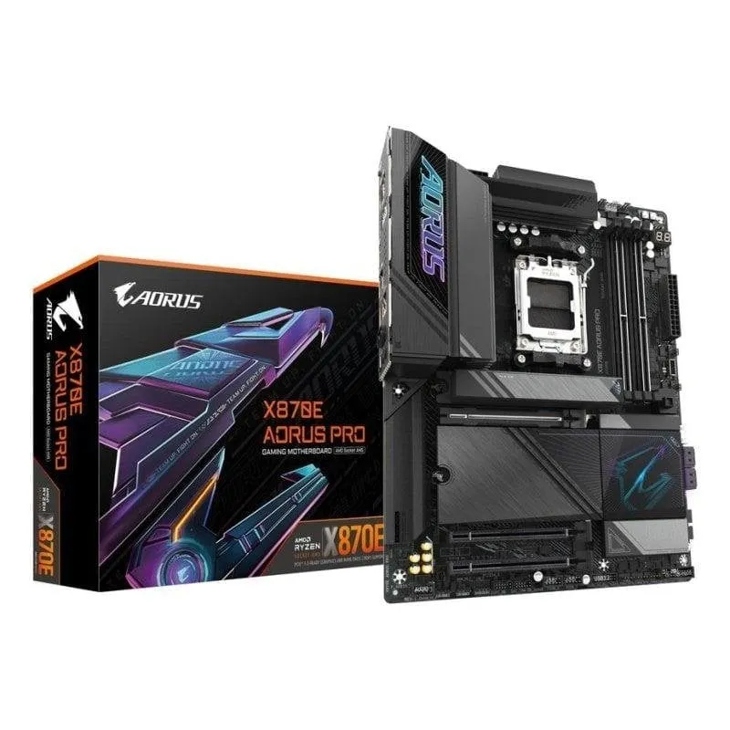 Scheda Madre Gigabyte X870E AORUS PRO AMD X870E AM5 DDR5 ATX WiFi 7 PCIe 5.0 USB 4 - immagine 1