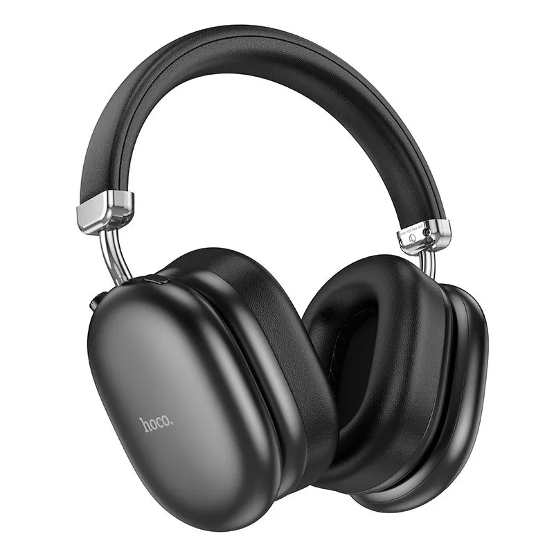 Auricolare Bluetooth HOCO W35 Max, A2DP, ANC, Nero - immagine 1