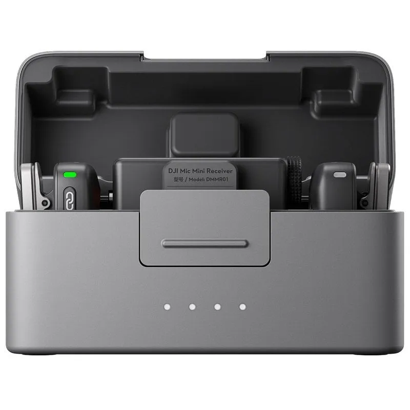 DJI Mic Mini Microfono wireless Bluetooth 2x trasmettitori + 1x ricevitore + custodia di ricarica - immagine 1