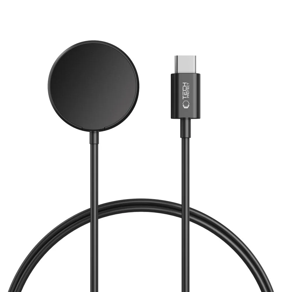 Caricabatterie Wireless Tech-Protect MC03 Ultraboost per Samsung Galaxy Watch Series, USB-C, Nero - immagine 1