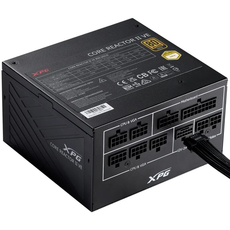 XPG COREREACTOR II VE 750W alimentatore per computer 24-pin ATX ATX Nero - immagine 1